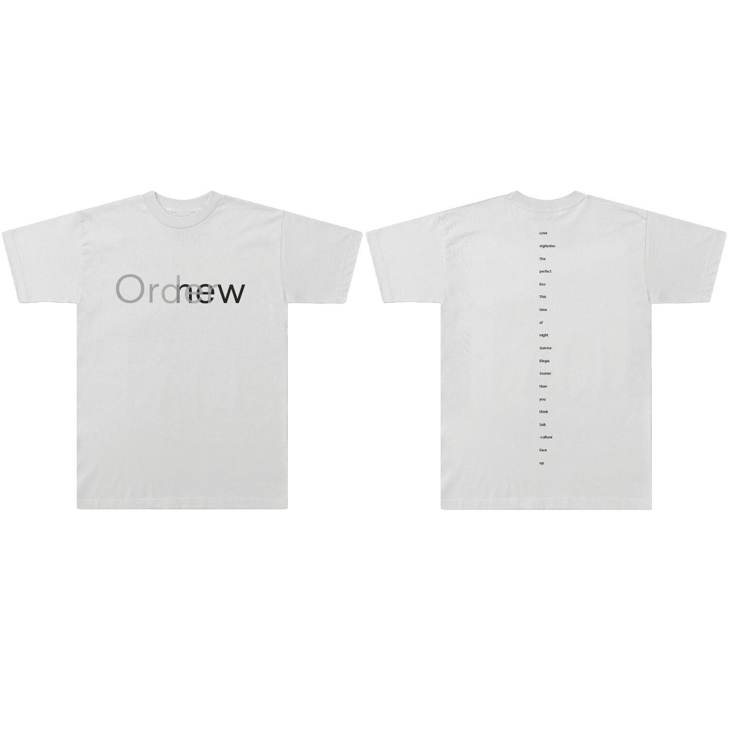 Order white t shirts store